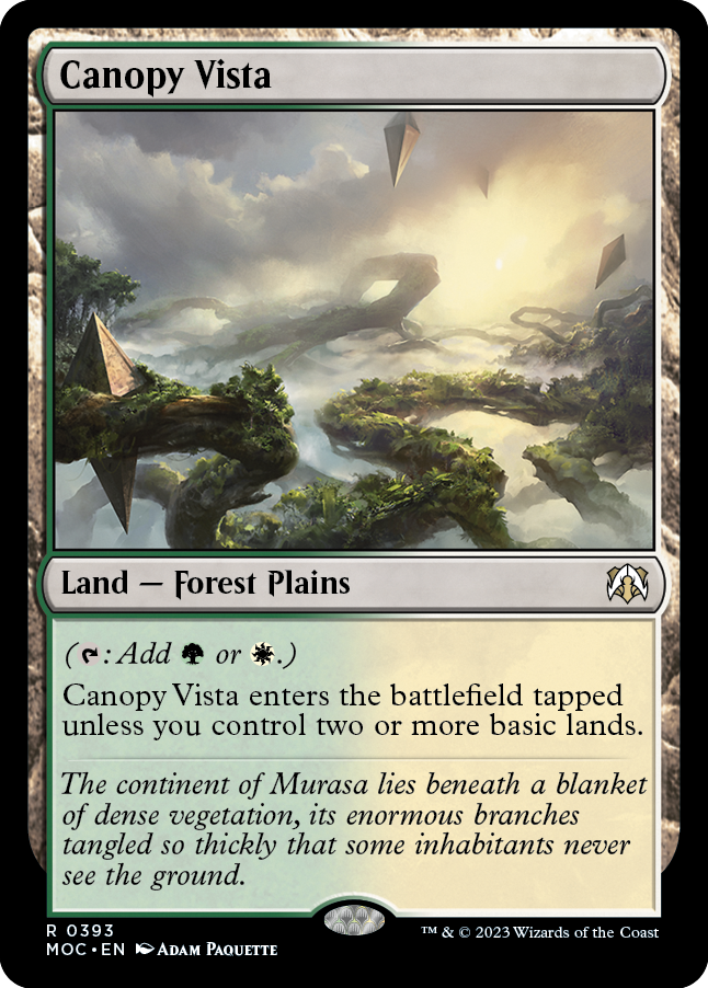 Canopy Vista [March of the Machine Commander] | Enigma On Main