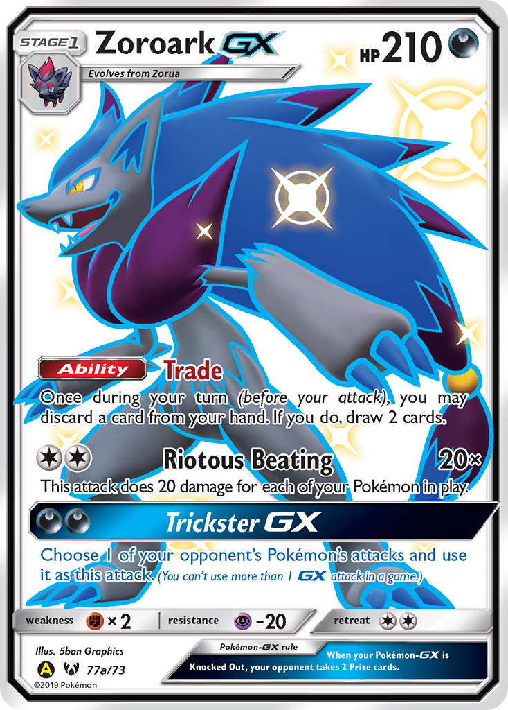 Zoroark GX (77a/73) [Alternate Art Promos] | Enigma On Main