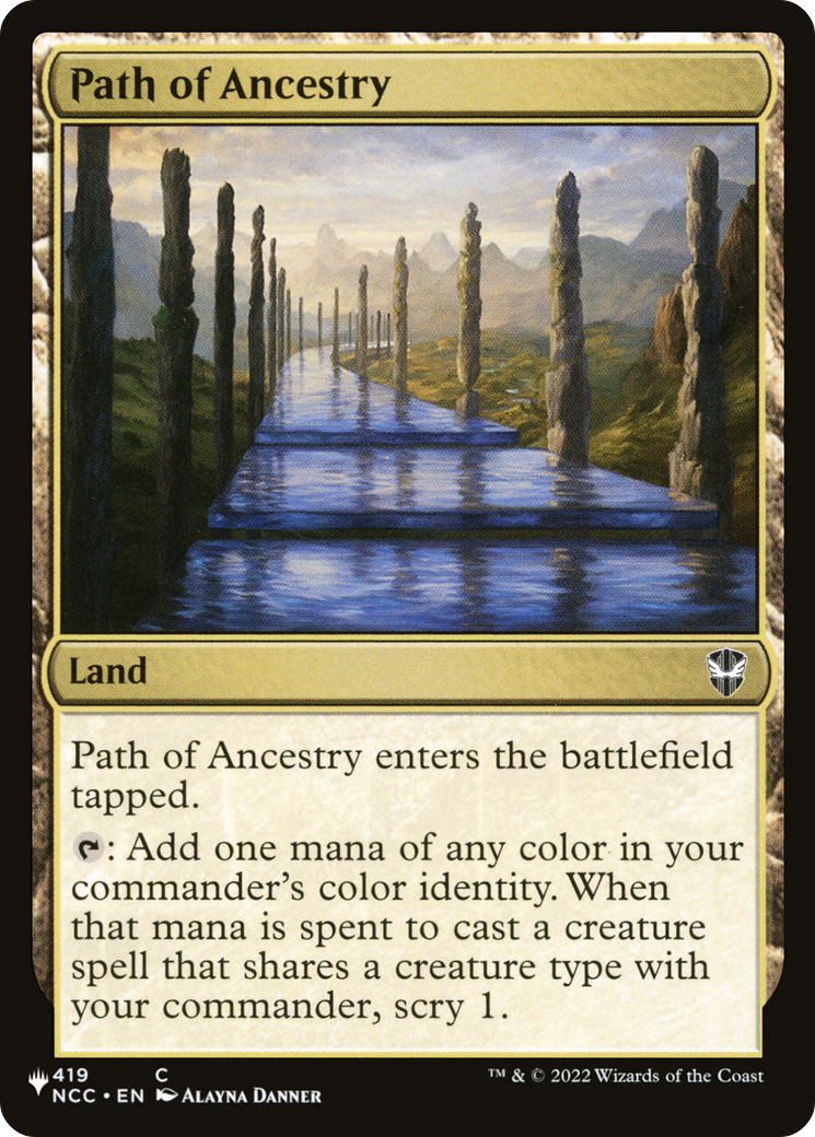 Path of Ancestry (NCC) [The List] | Enigma On Main