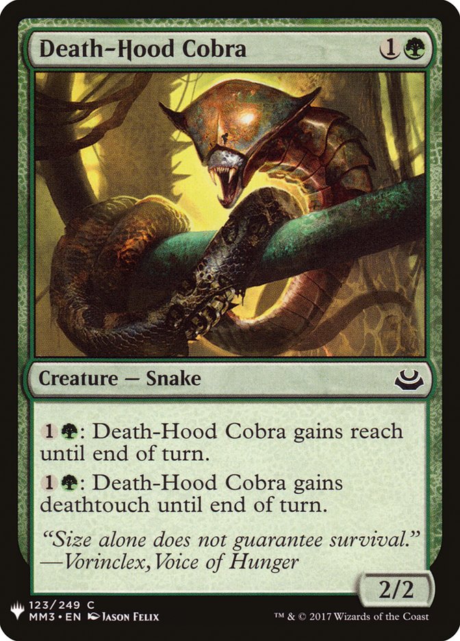 Death-Hood Cobra [Mystery Booster] | Enigma On Main