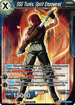 SSG Trunks, Spirit Empowered (P-361) [Promotion Cards] | Enigma On Main