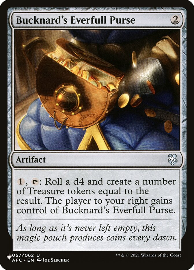 Bucknard's Everfull Purse [The List] | Enigma On Main