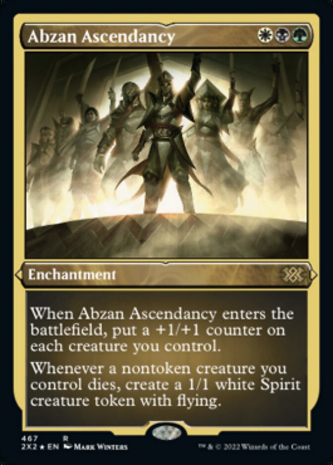 Abzan Ascendancy (Foil Etched) [Double Masters 2022] | Enigma On Main