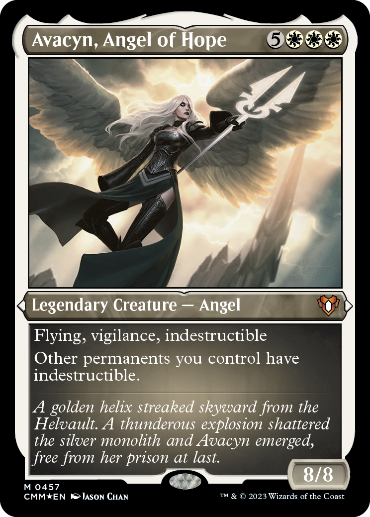 Avacyn, Angel of Hope (Foil Etched) [Commander Masters] | Enigma On Main