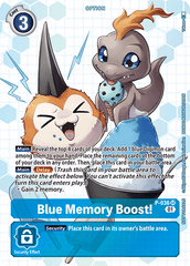 Blue Memory Boost! [P-036] (Box Promotion Pack - Next Adventure) [Promotional Cards] | Enigma On Main