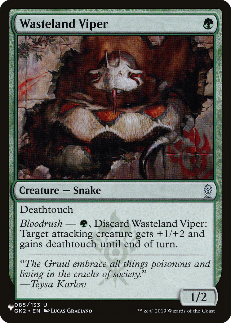 Wasteland Viper [The List Reprints] | Enigma On Main