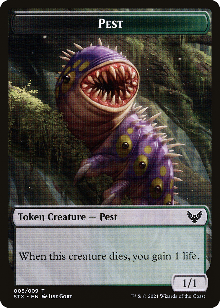 Pest // Lukka, Wayward Bonder Emblem Double-Sided Token [Secret Lair: From Cute to Brute Tokens] | Enigma On Main