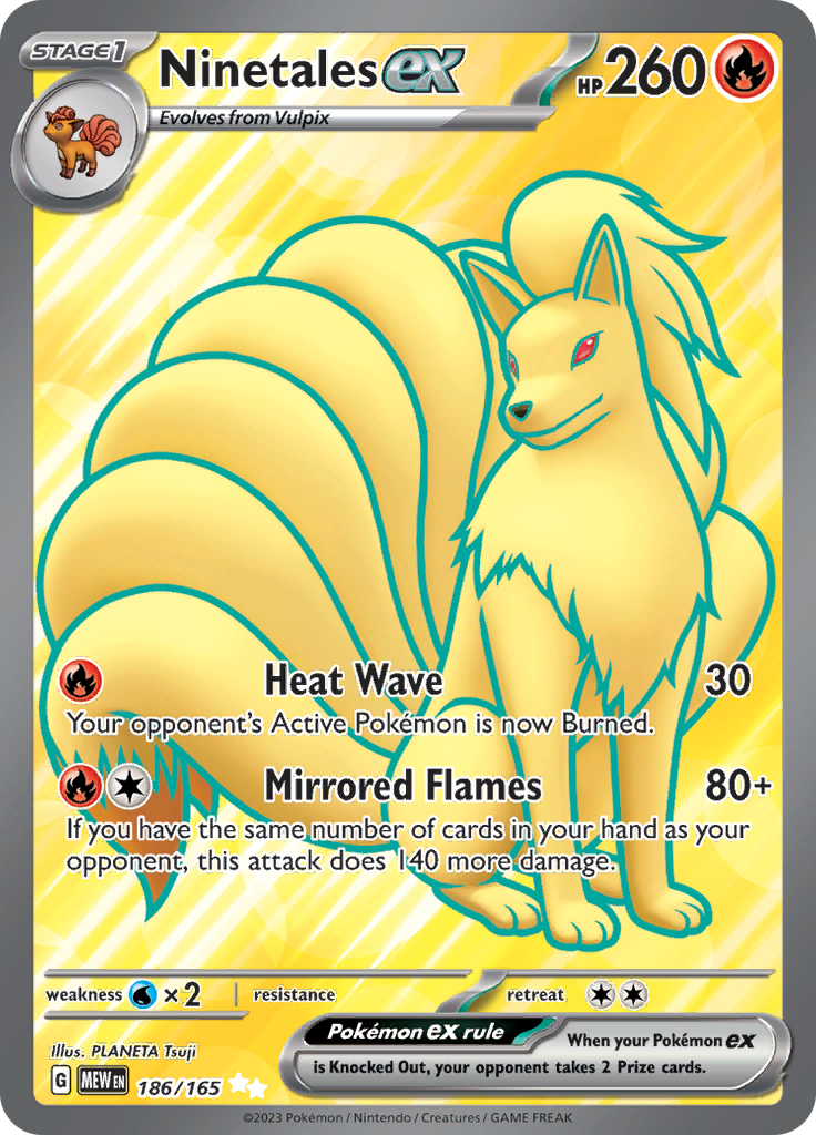 Ninetales ex (186/165) [Scarlet & Violet: 151] | Enigma On Main