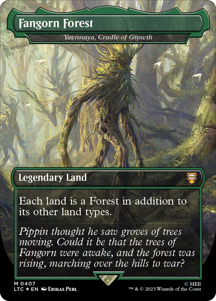 Fangorn Forest - Yavimaya, Cradle of Growth (Surge Foil Realms and Relics) [The Lord of the Rings: Tales of Middle-Earth Commander] | Enigma On Main