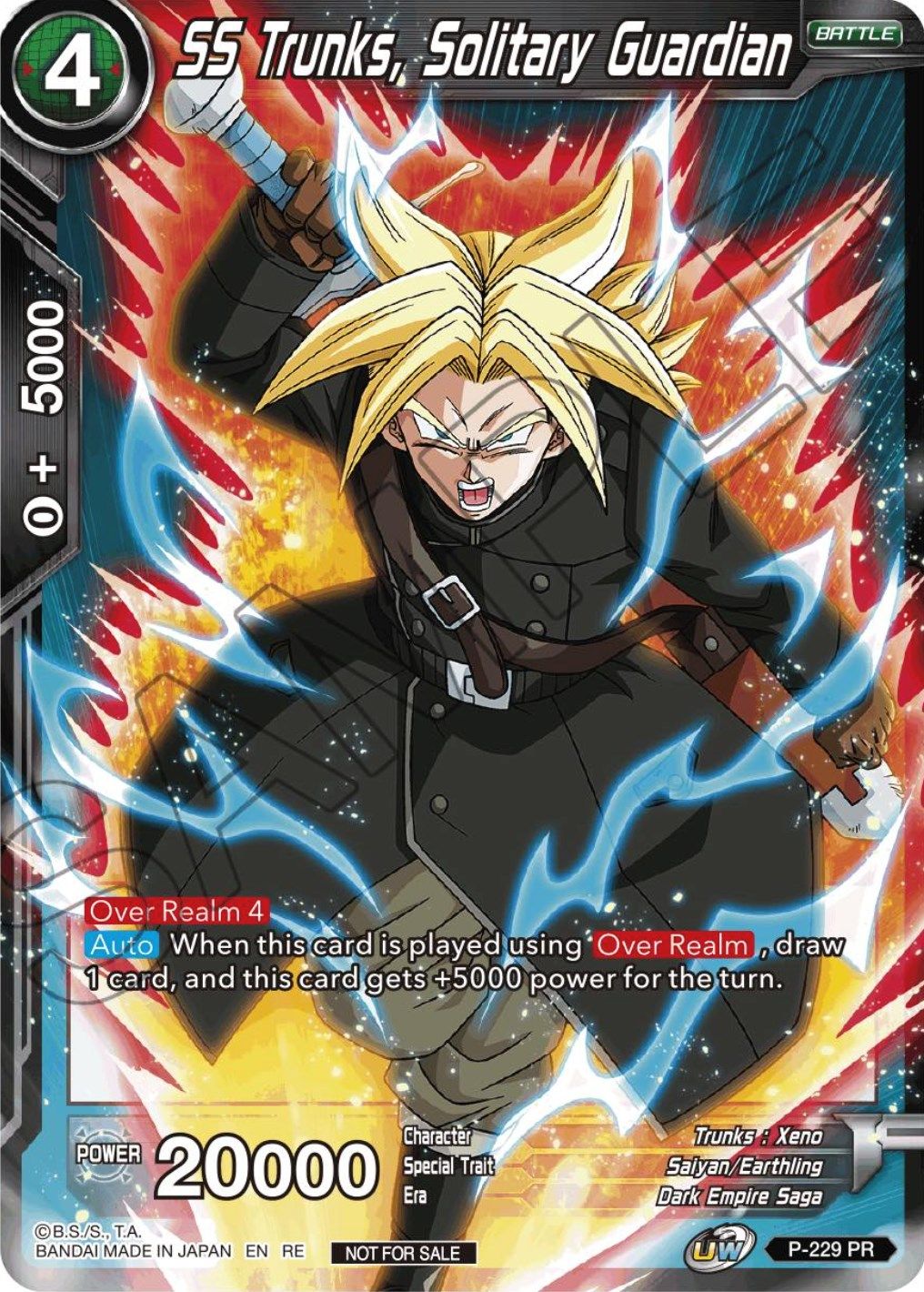 SS Trunks, Solitary Guardian (Championship Selection Pack 2023 Vol.1) (P-229) [Tournament Promotion Cards] | Enigma On Main