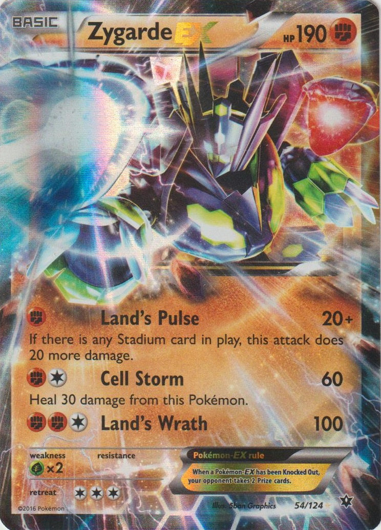 Zygarde EX (054/124) (Jumbo Card) [XY: Fates Collide] | Enigma On Main