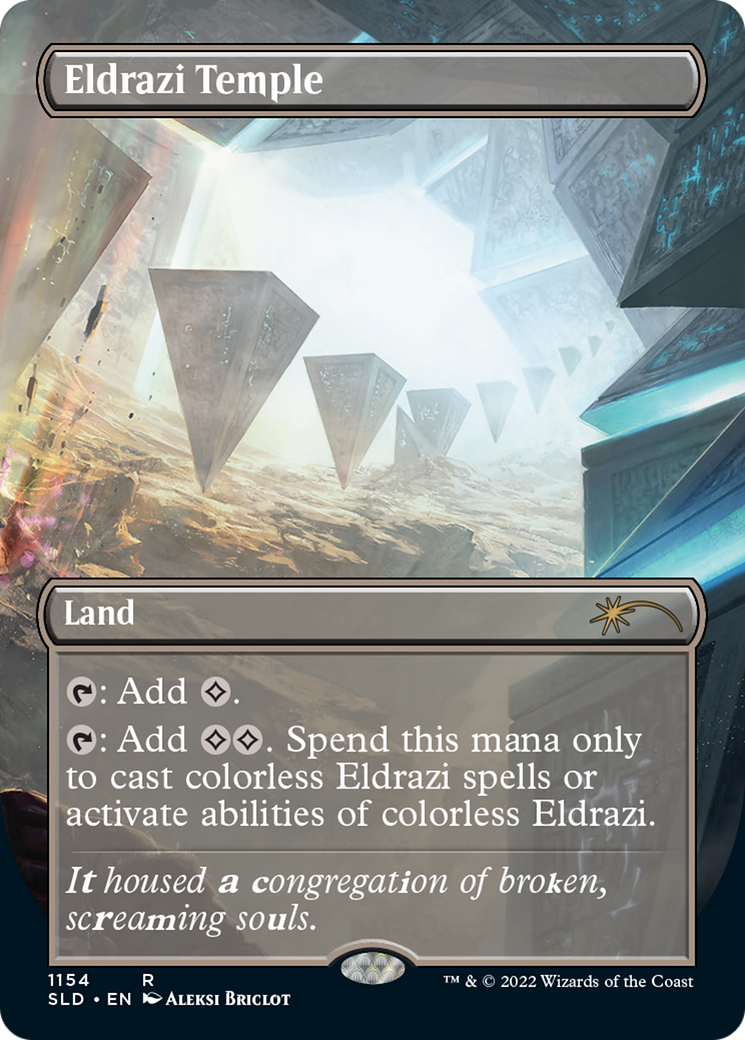 Eldrazi Temple (Borderless) [Secret Lair Drop Series] | Enigma On Main