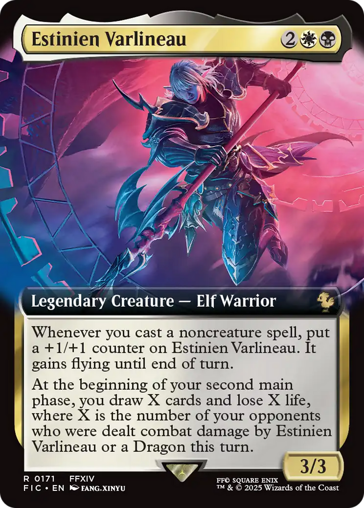 Estinien Varlineau (Extended Art) [FINAL FANTASY Commander] | Enigma On Main
