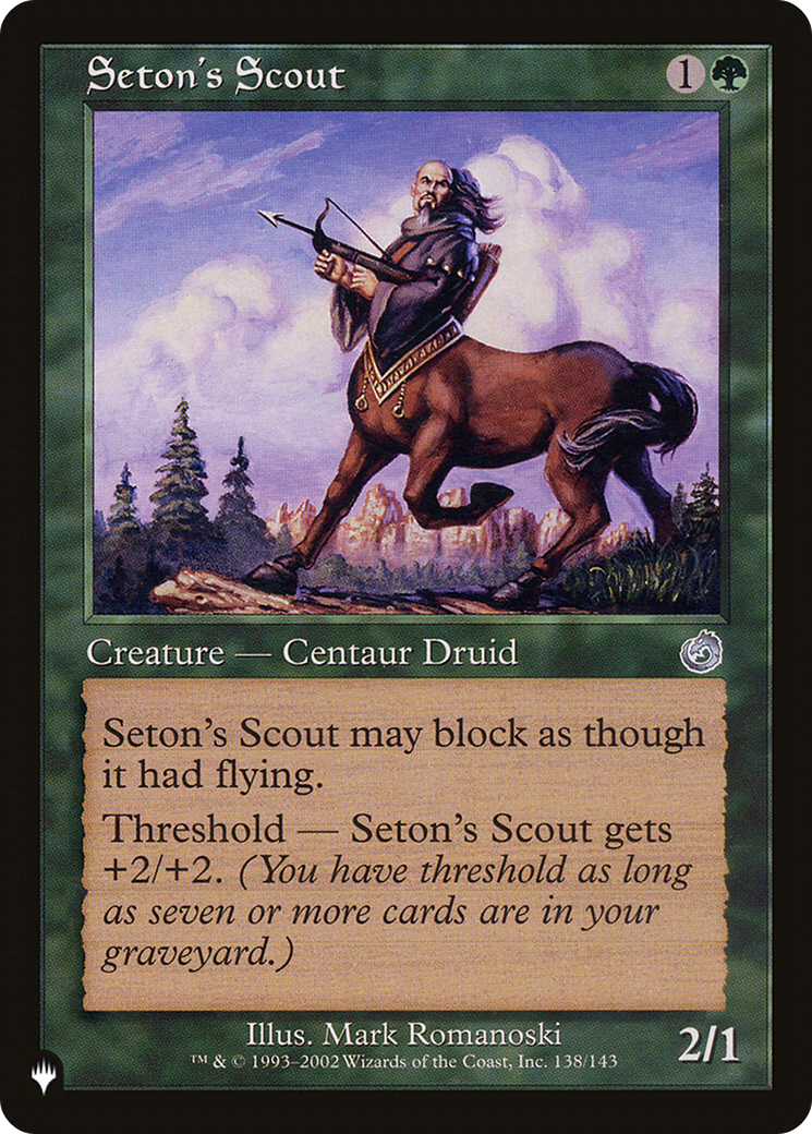 Seton's Scout [The List Reprints] | Enigma On Main