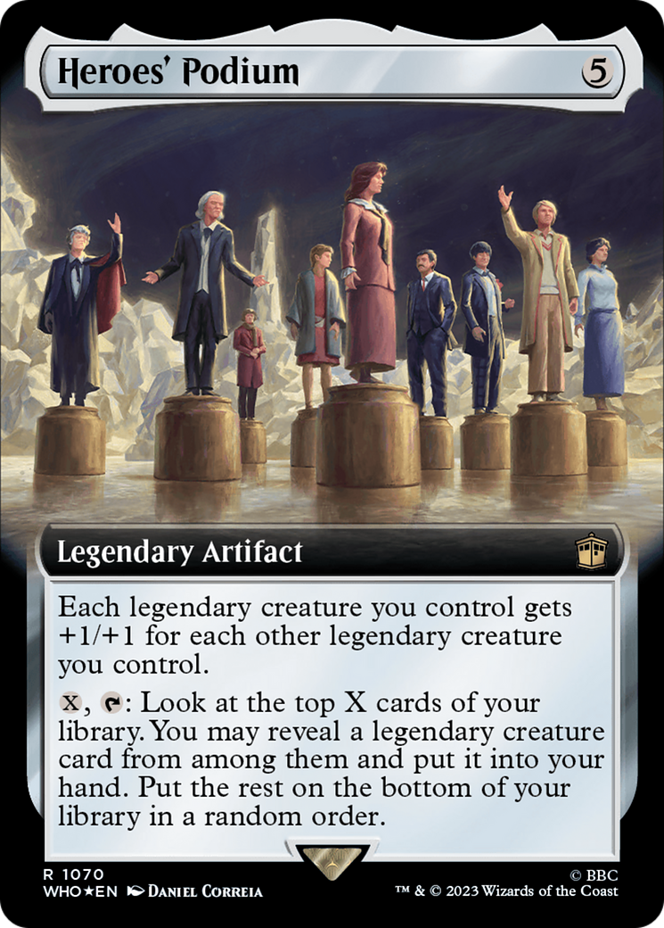 Heroes' Podium (Extended Art) (Surge Foil) [Doctor Who] | Enigma On Main