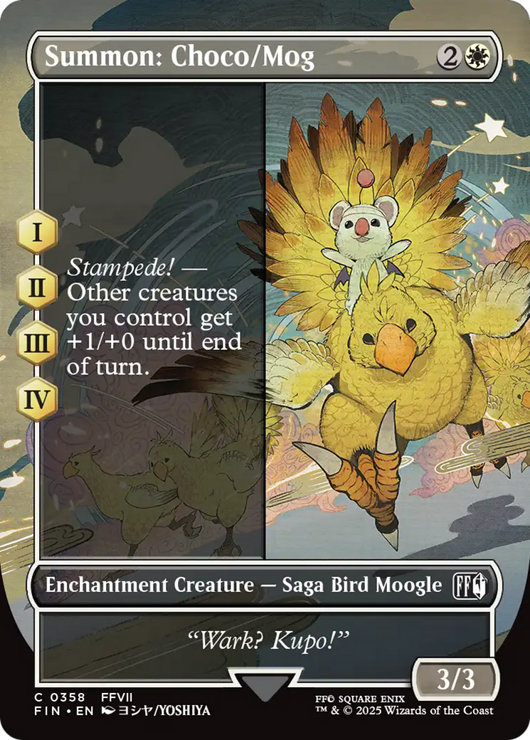Summon: Choco/Mog (Borderless) [FINAL FANTASY] | Enigma On Main