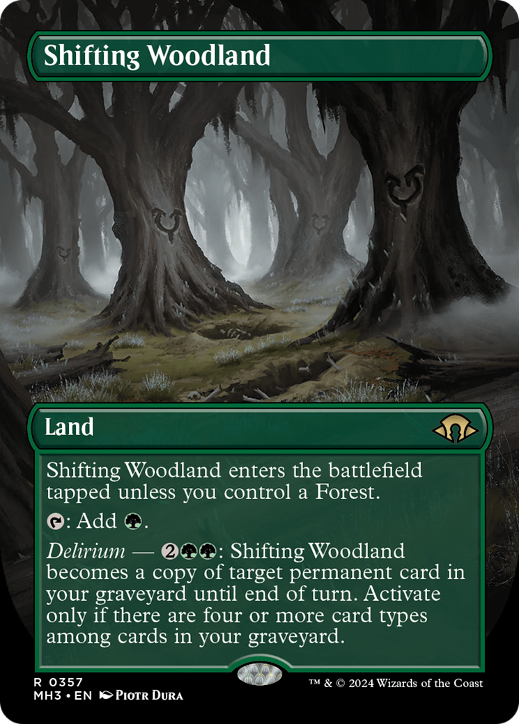 Shifting Woodland (Borderless) [Modern Horizons 3] | Enigma On Main