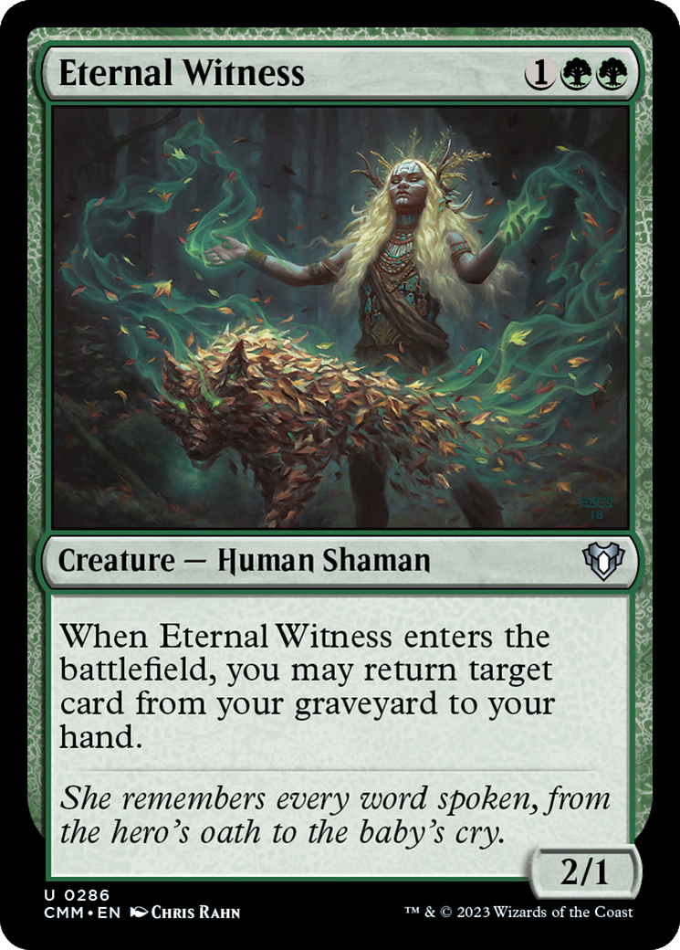 Eternal Witness [Commander Masters] | Enigma On Main