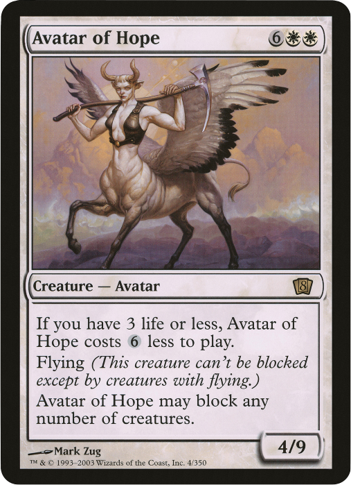 Avatar of Hope (Oversized) [Eighth Edition Box Topper] | Enigma On Main