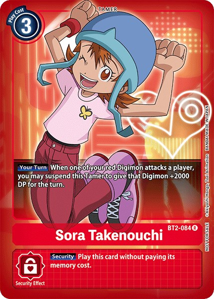 Sora Takenouchi [BT2-084] (Official Tournament Pack Vol.3) [Release Special Booster Promos] | Enigma On Main