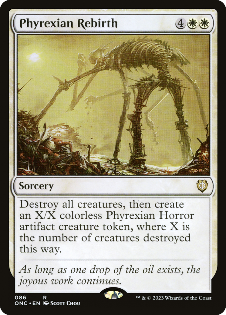Phyrexian Rebirth [Phyrexia: All Will Be One Commander] | Enigma On Main