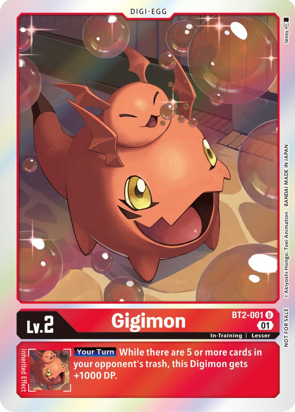 Gigimon [BT2-001] (ST-11 Special Entry Pack) [Release Special Booster Promos] | Enigma On Main