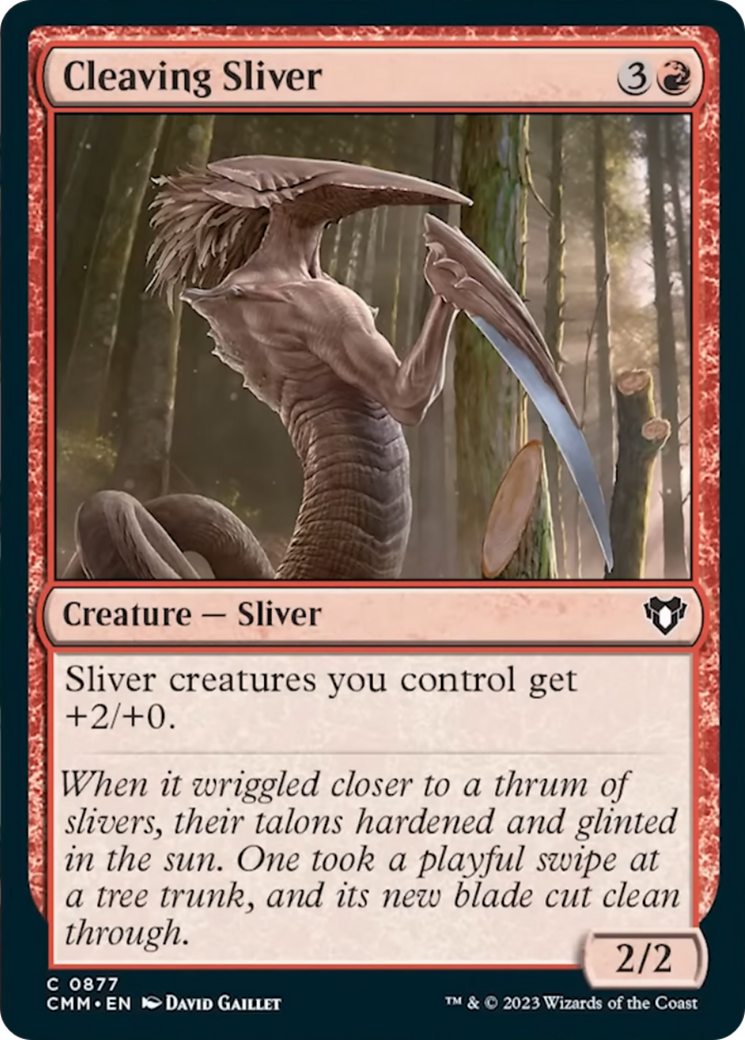 Cleaving Sliver [Commander Masters] | Enigma On Main