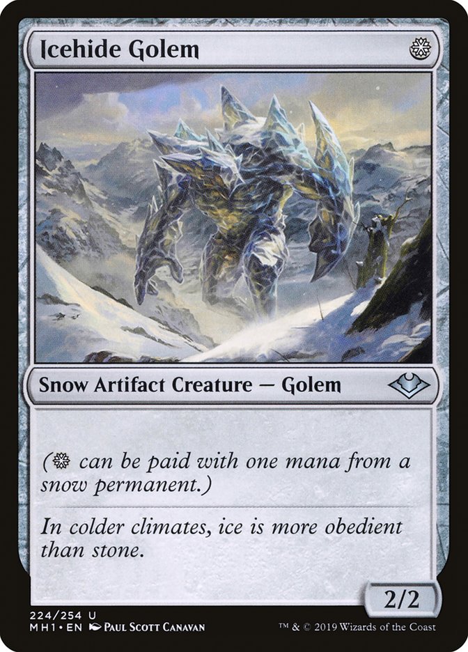 Icehide Golem [Modern Horizons] | Enigma On Main