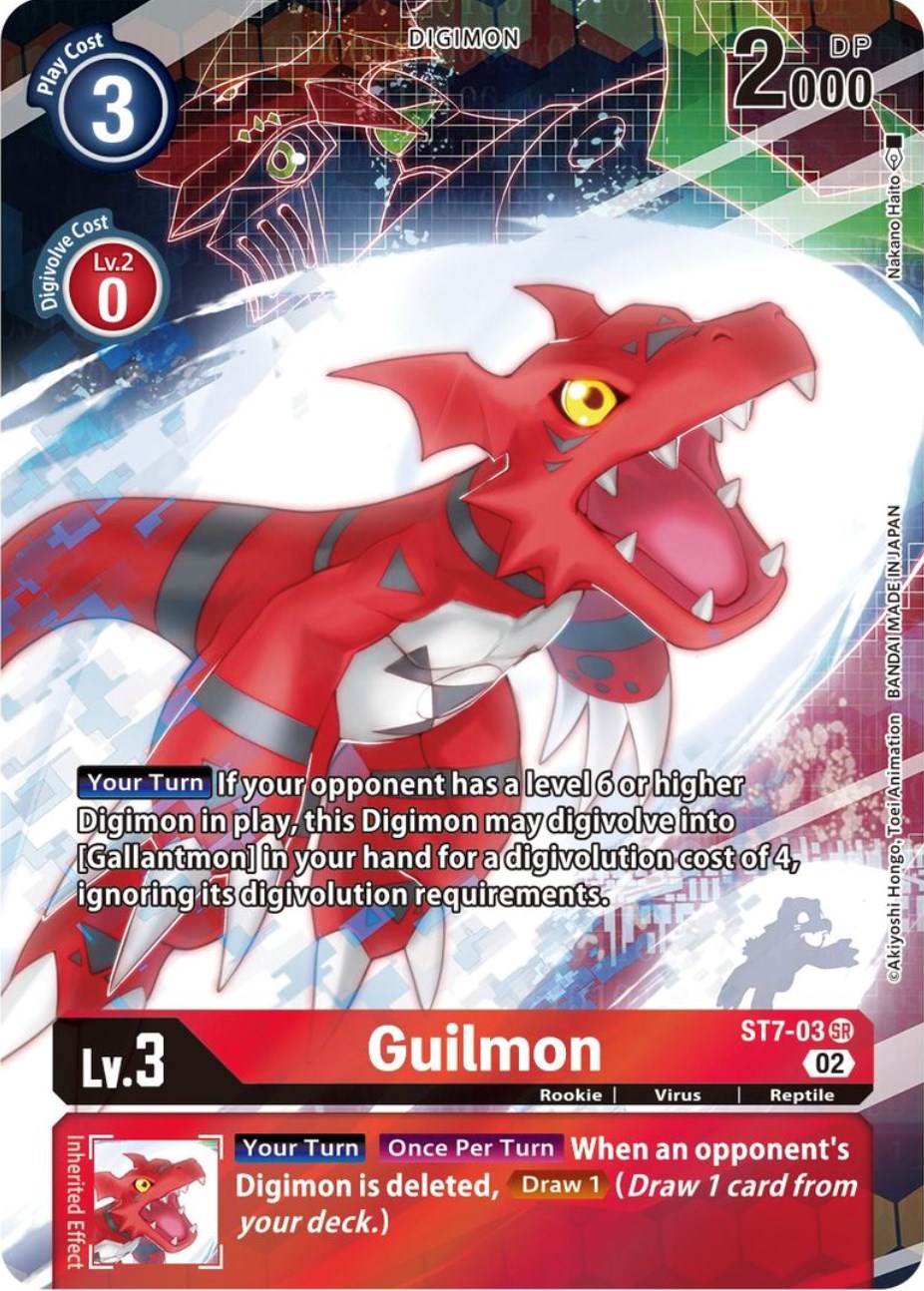 Guilmon [ST7-03] (Alternate Art) [Starter Deck: Beelzemon Advanced Deck Set] | Enigma On Main