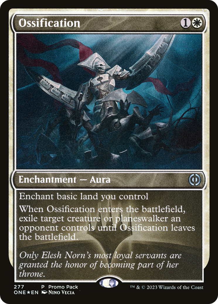 Ossification (Promo Pack) [Phyrexia: All Will Be One Promos] | Enigma On Main