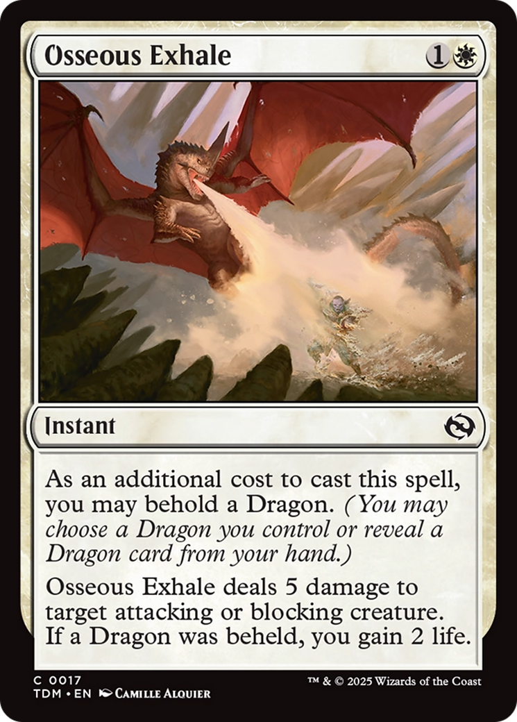 Osseous Exhale [Tarkir: Dragonstorm] | Enigma On Main
