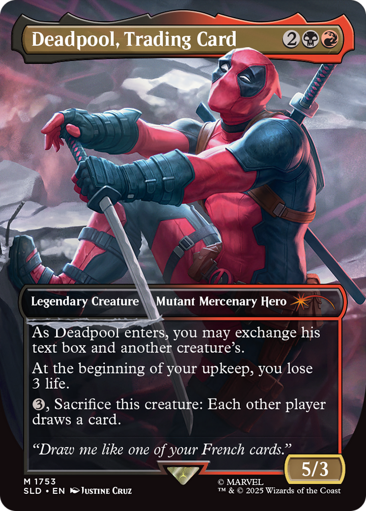 Deadpool, Trading Card [Secret Lair Drop Series] | Enigma On Main
