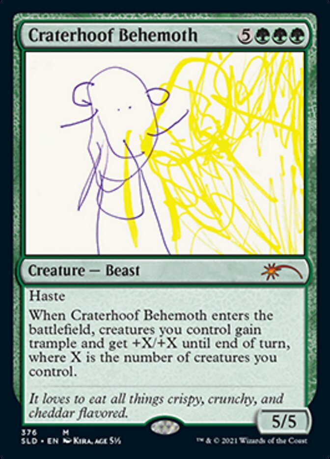 Craterhoof Behemoth (376) [Secret Lair Drop Series] | Enigma On Main