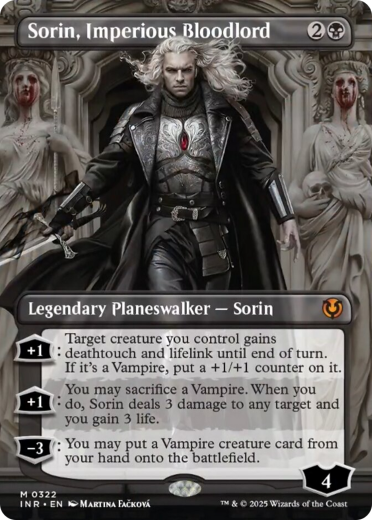 Sorin, Imperious Bloodlord (Borderless) [Innistrad Remastered] | Enigma On Main