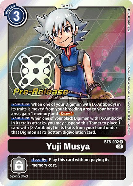 Yuji Musya [BT8-092] [New Awakening Pre-Release Cards] | Enigma On Main