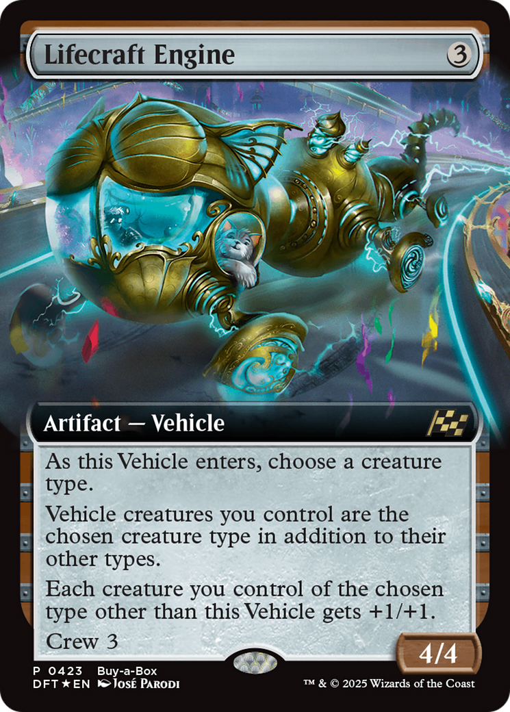 Lifecraft Engine (Extended Art) (Buy-A-Box) [Aetherdrift Promos] | Enigma On Main