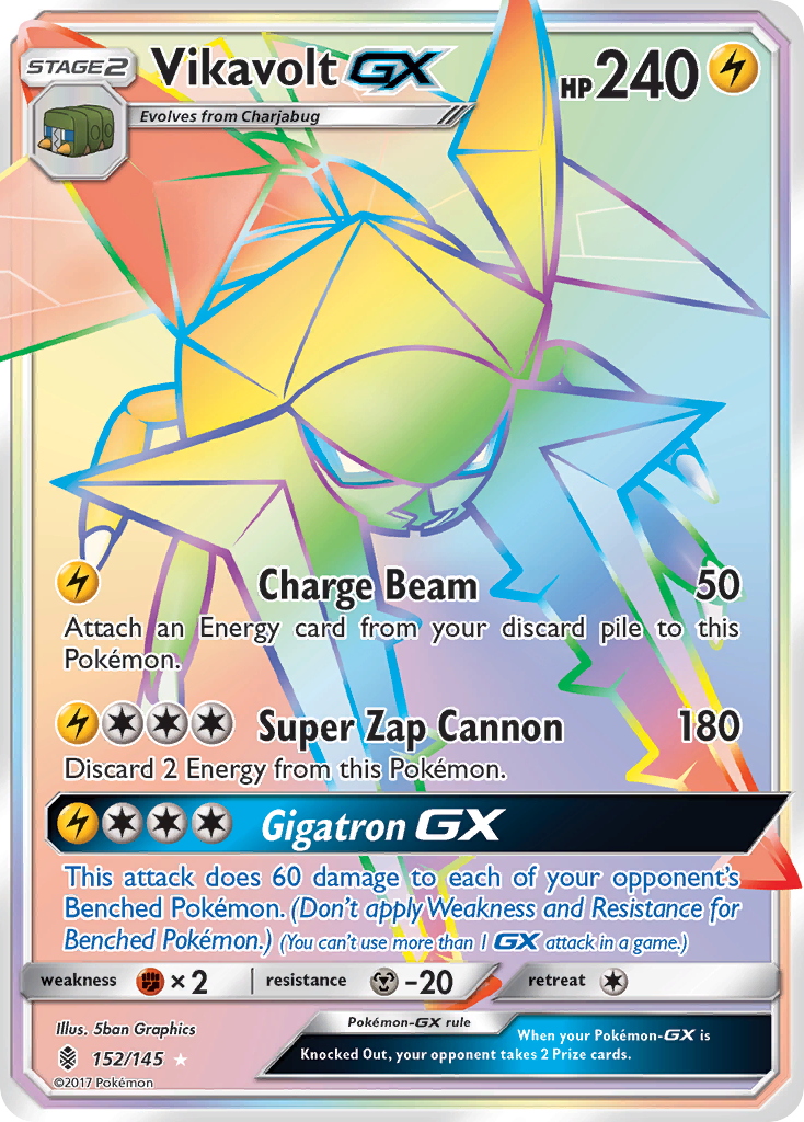 Vikavolt GX (152/145) [Sun & Moon: Guardians Rising] | Enigma On Main