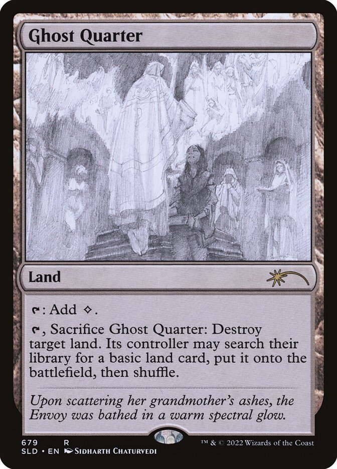 Ghost Quarter (Sketch) [Secret Lair Drop Promos] | Enigma On Main