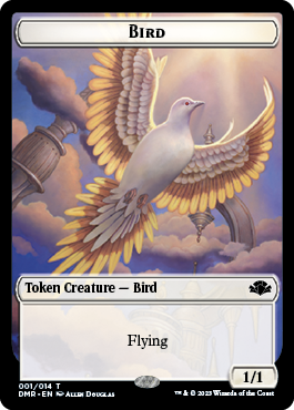 Bird Token [Dominaria Remastered Tokens] | Enigma On Main