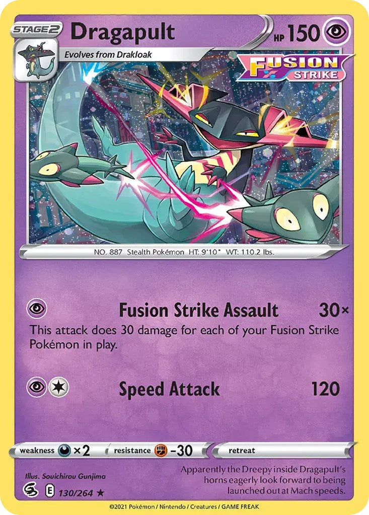 Dragapult (130/264) (Cosmos Holo) [Sword & Shield: Fusion Strike] | Enigma On Main