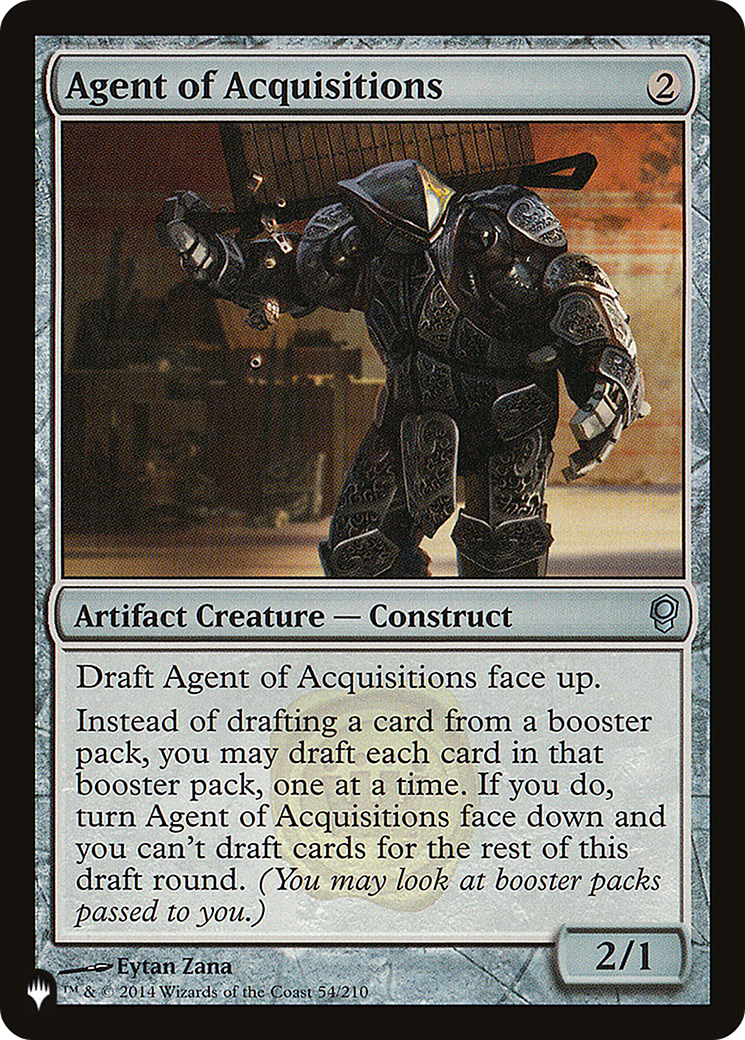 Agent of Acquisitions [The List Reprints] | Enigma On Main