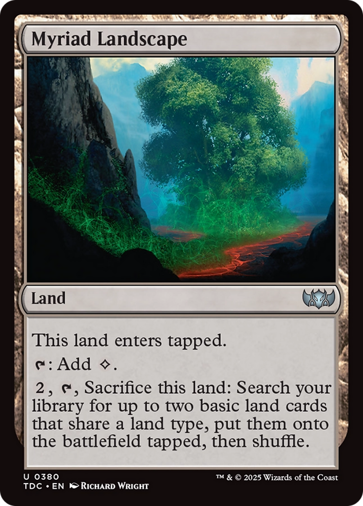 Myriad Landscape [Tarkir: Dragonstorm Commander] | Enigma On Main