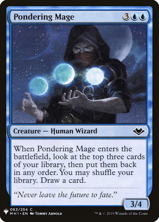 Pondering Mage [Mystery Booster] | Enigma On Main