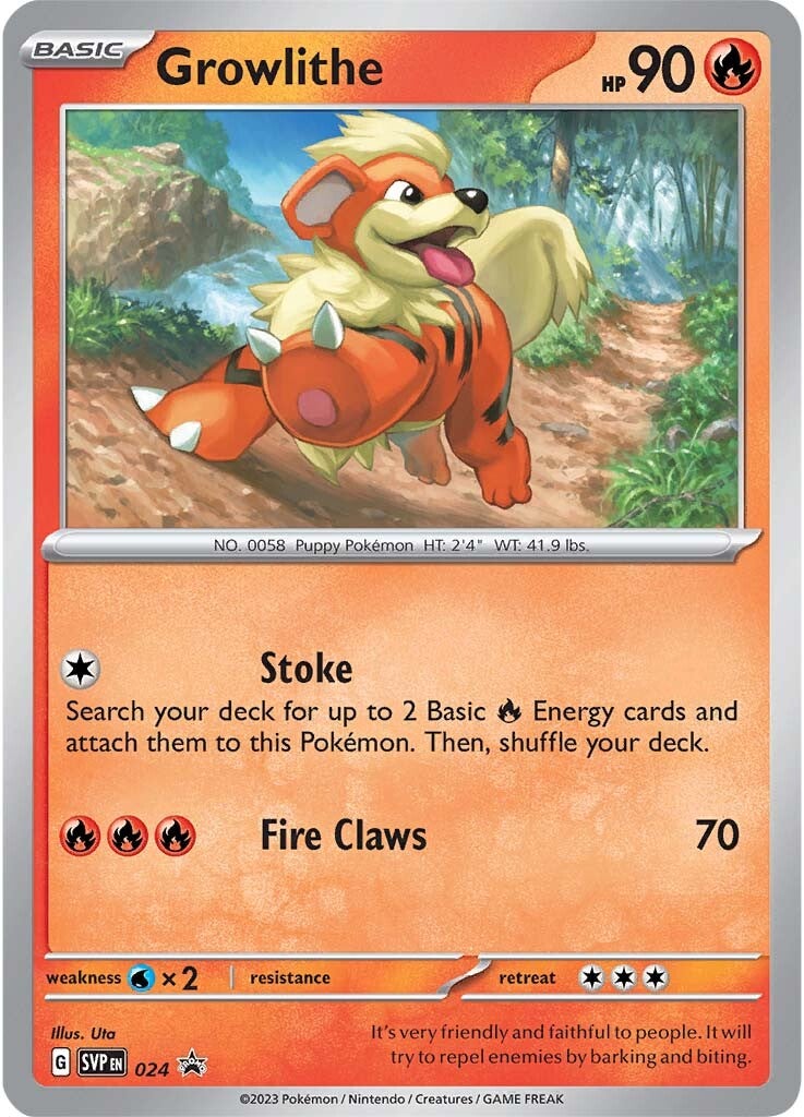 Growlithe (024) [Scarlet & Violet: Black Star Promos] | Enigma On Main