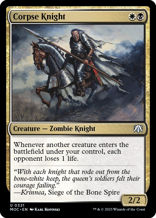 Corpse Knight [March of the Machine Commander] | Enigma On Main