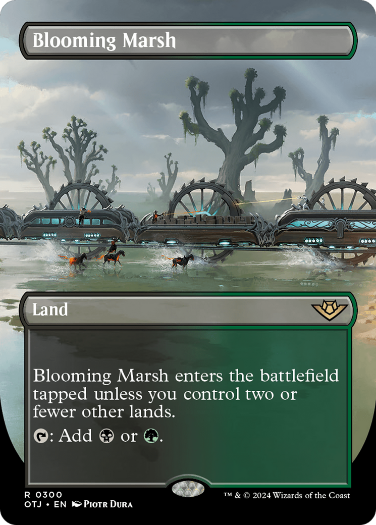 Blooming Marsh (Borderless) [Outlaws of Thunder Junction] | Enigma On Main