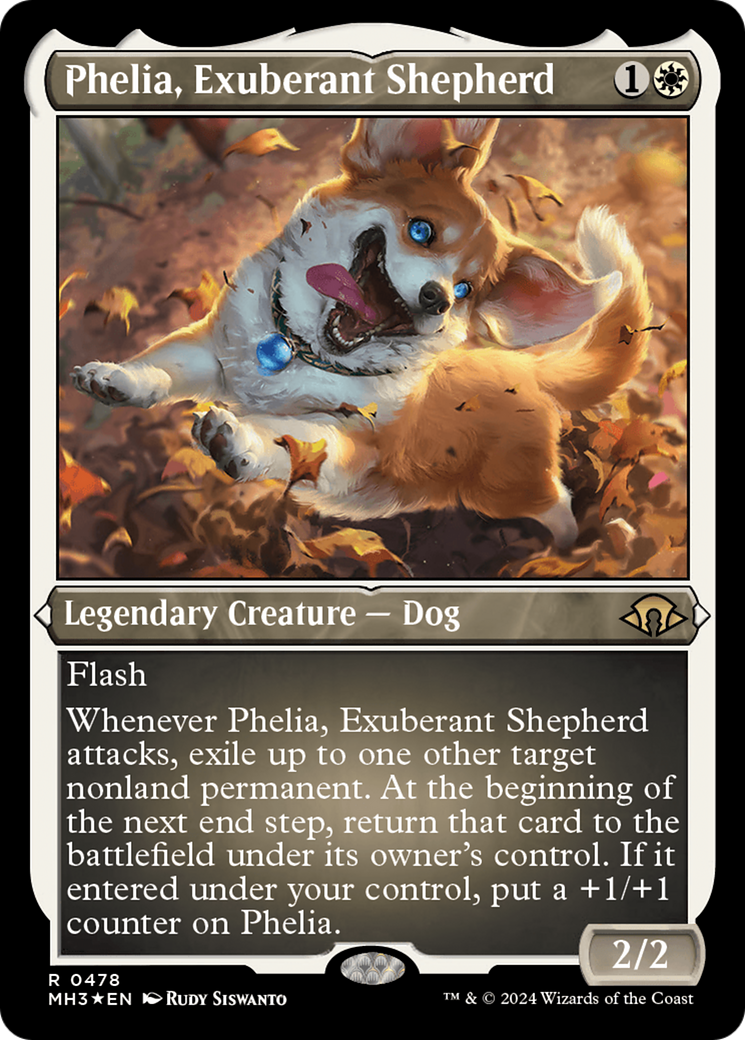 Phelia, Exuberant Shepherd (Foil Etched) [Modern Horizons 3] | Enigma On Main