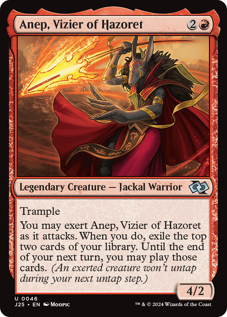 Anep, Vizier of Hazoret (Anime) [Foundations Jumpstart] | Enigma On Main