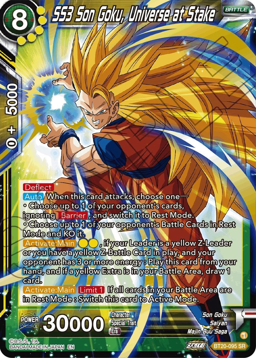 SS3 Son Goku, Universe at Stake (BT20-095) [Power Absorbed] | Enigma On Main