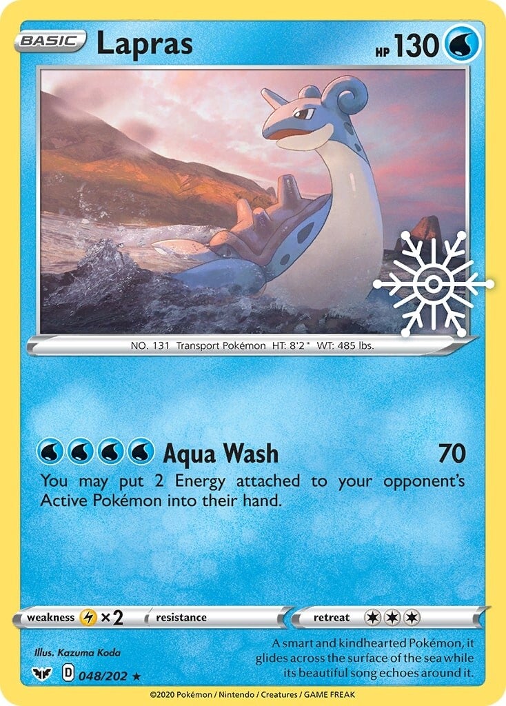 Lapras (048/202) (Holiday Calendar) [Sword & Shield: Base Set] | Enigma On Main